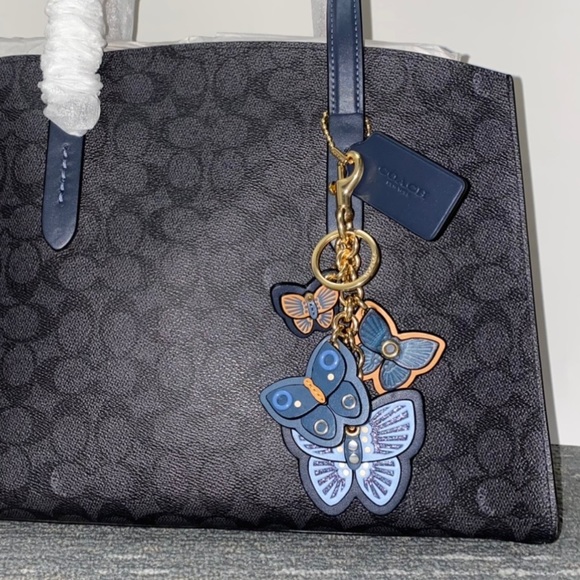 Coach NWT Butterfly Cluster Bag Charm - Picture 5 of 5